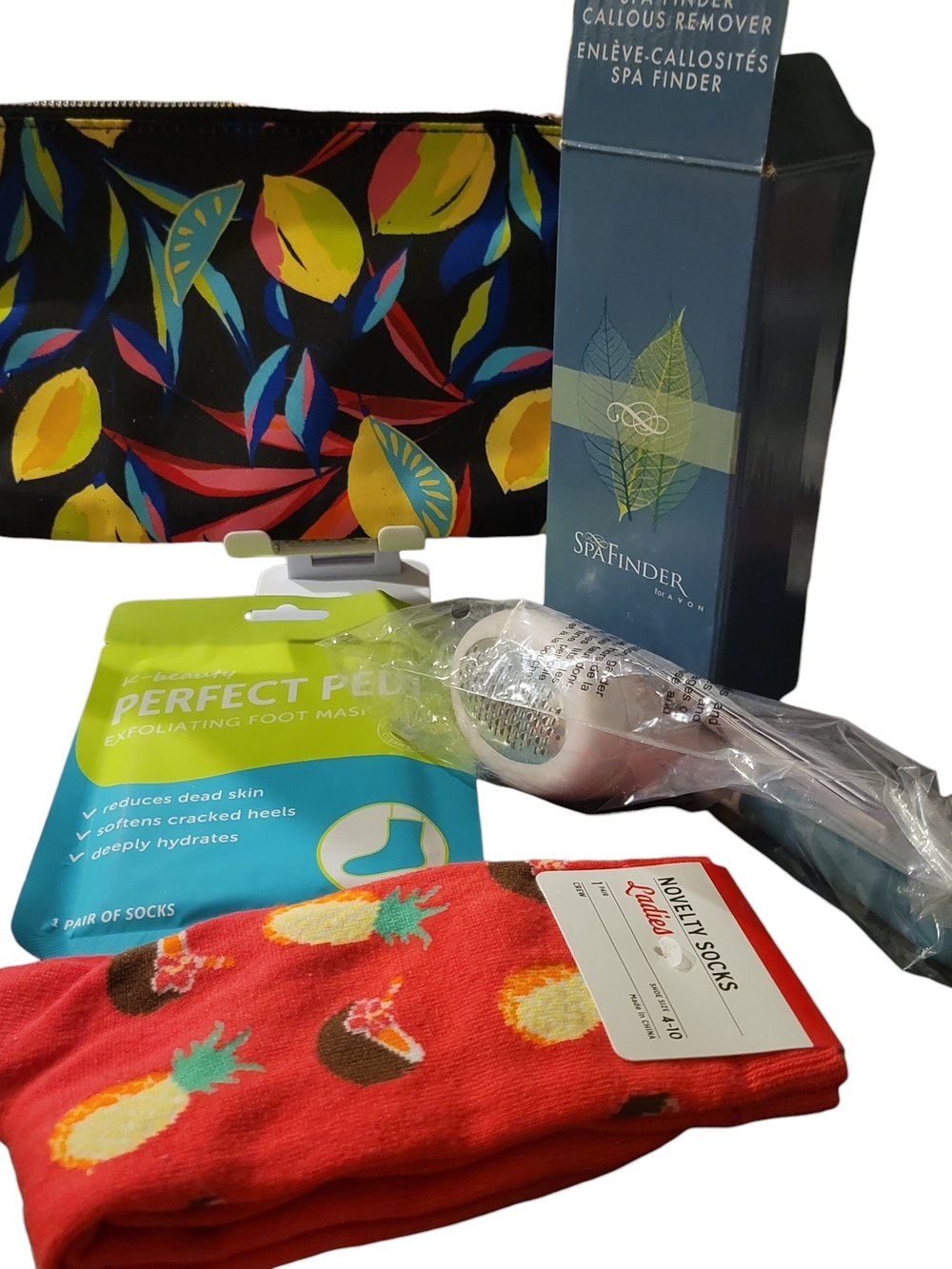 4 Piece Tabitha Brown x Target Pouch & Tropical Foot Bundle
